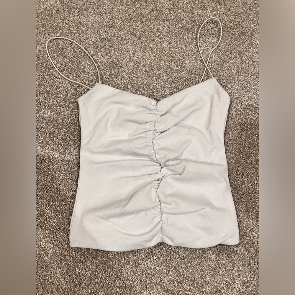 Zara White Tank Top - Size Small